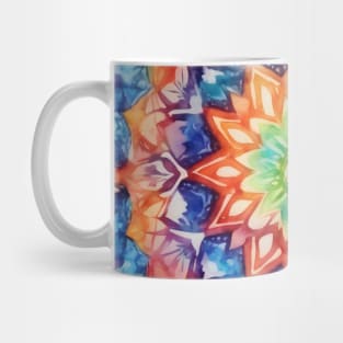 Watercolor kaleidoscope mandala Mug